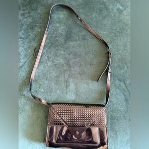 DKNY Black Patent Leather Crossbody